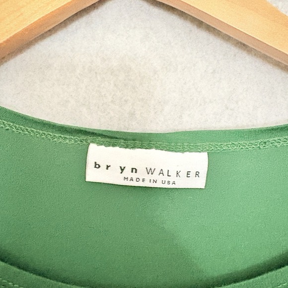 Bryn Walker Top Lightweight T Shirt LS Micro Modal Ultra Soft XS Green LS - Picture 5 of 7